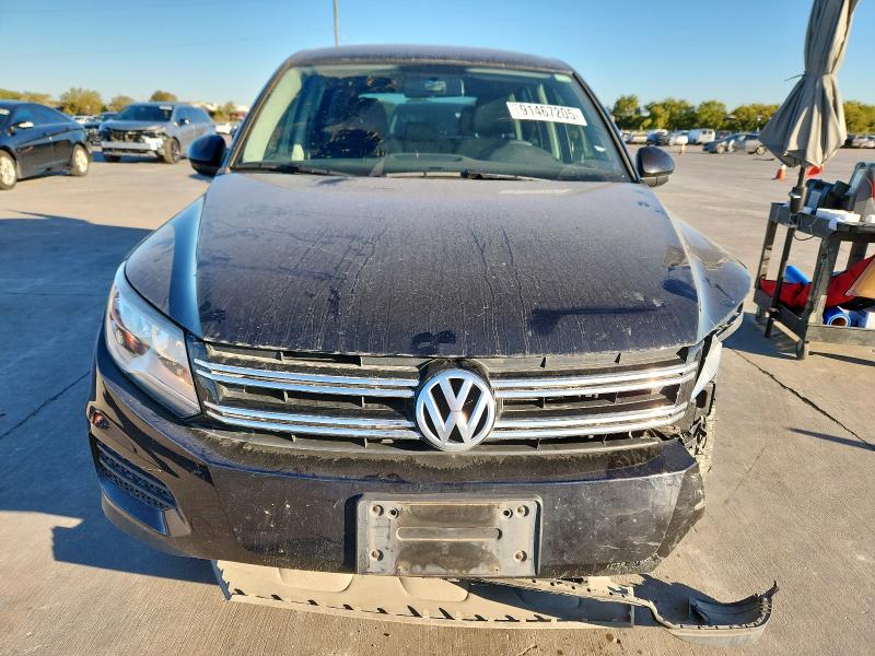WVGAV7AX3HK044953 - 2017 VOLKSWAGEN TIGUAN S BLACK photo 5