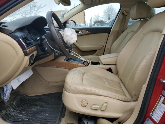 WAUGGAFC1DN034732 - 2013 AUDI A6 PREMIUM PLUS 红色 照片 7