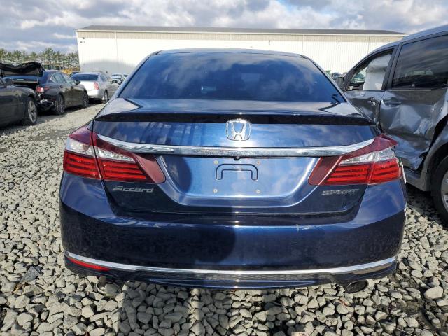 1HGCR2F58HA046796 - 2017 HONDA ACCORD SPORT Blau Foto 6