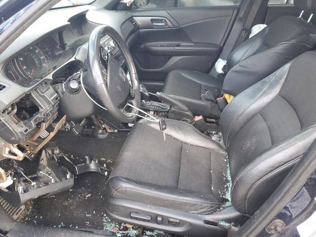 1HGCR2F58HA046796 - 2017 HONDA ACCORD SPORT Blau Foto 7