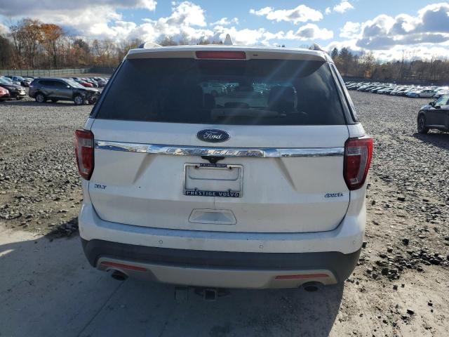 1FM5K8D83HGA52848 - 2017 FORD EXPLORER XLT თეთრი ფოტო 6