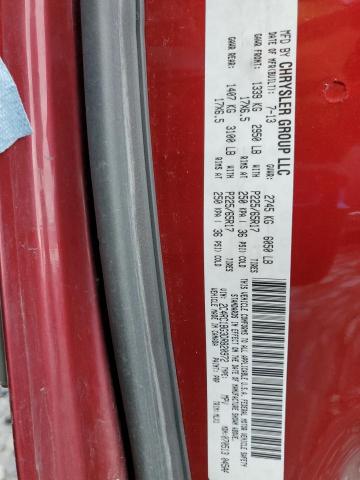 2C4RC1BG3DR820972 - 2013 CHRYSLER TOWN & COU TOURING 红色 照片 13