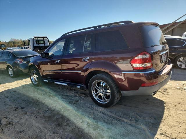 4JGBF71E57A115283 - 2007 MERCEDES-BENZ GL 450 4MATIC BURGUNDY photo 2