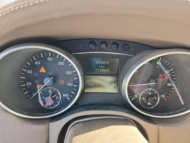 4JGBF71E57A115283 - 2007 MERCEDES-BENZ GL 450 4MATIC BURGUNDY photo 9