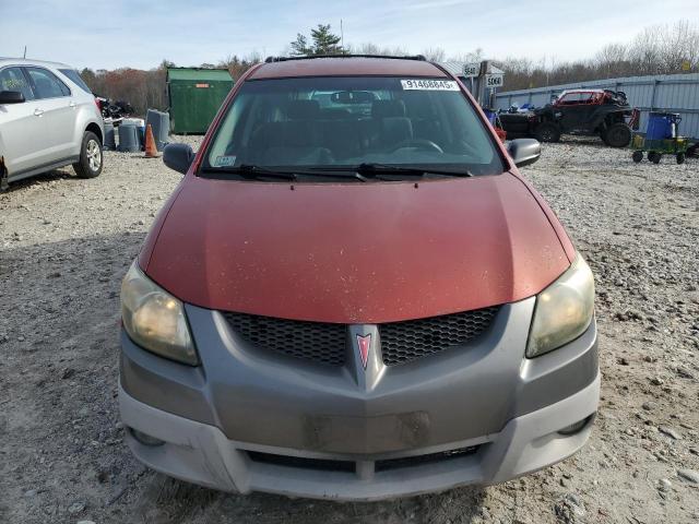 5Y2SL62894Z415079 - 2004 PONTIAC VIBE RED photo 5