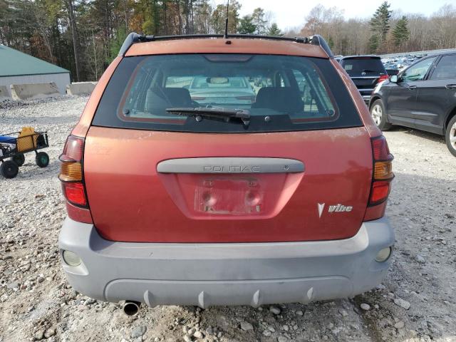 5Y2SL62894Z415079 - 2004 PONTIAC VIBE RED photo 6