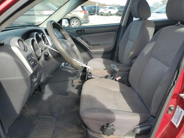 5Y2SL62894Z415079 - 2004 PONTIAC VIBE RED photo 7