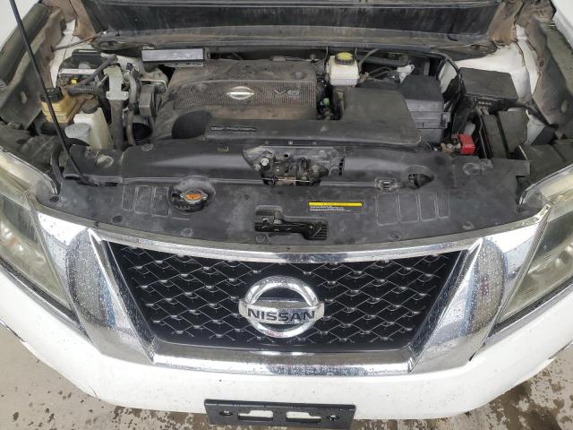 5N1AR2MN5DC623951 - 2013 NISSAN PATHFINDER S WHITE photo 12