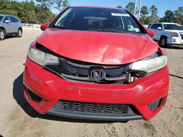 JHMGK5H58HS017844 - 2017 HONDA FIT LX RED photo 5