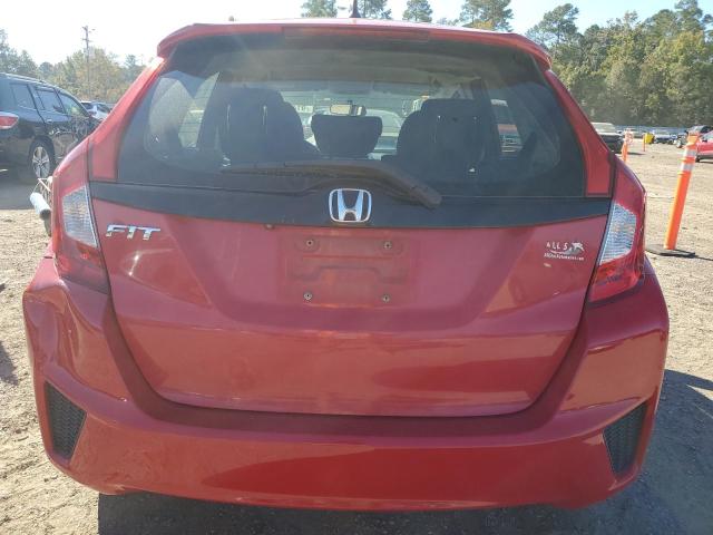JHMGK5H58HS017844 - 2017 HONDA FIT LX RED photo 6