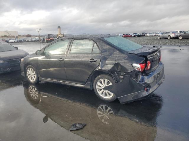 2T1BU4EE5AC433040 - 2010 TOYOTA COROLLA BASE BLACK photo 2