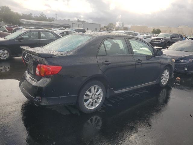 2T1BU4EE5AC433040 - 2010 TOYOTA COROLLA BASE BLACK photo 3