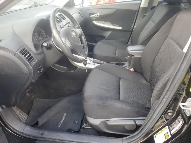 2T1BU4EE5AC433040 - 2010 TOYOTA COROLLA BASE BLACK photo 7