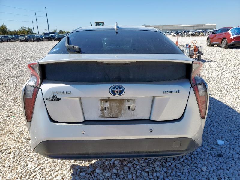 JTDKBRFU5J3591766 - 2018 TOYOTA PRIUS SILVER photo 6