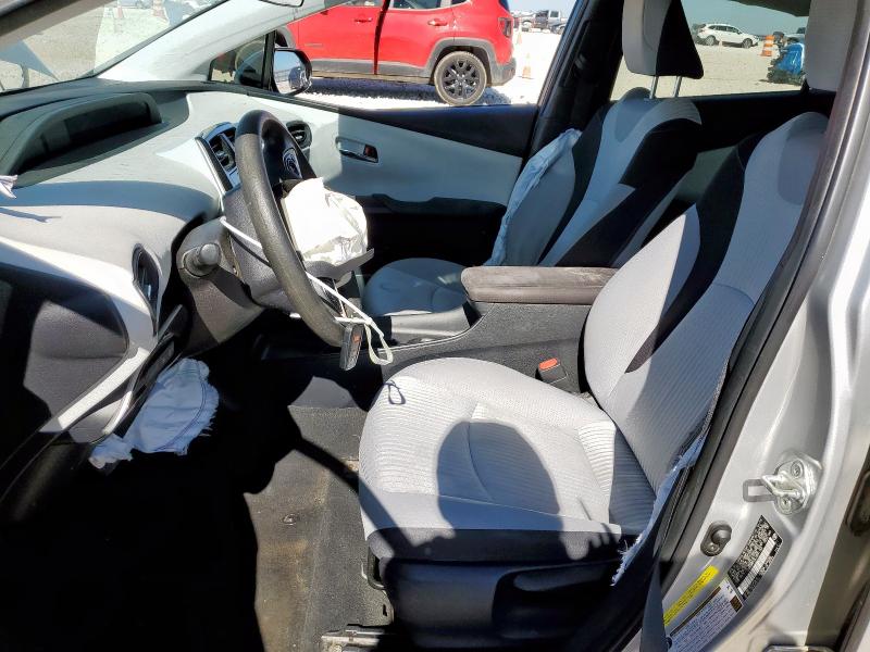 JTDKBRFU5J3591766 - 2018 TOYOTA PRIUS SILVER photo 7