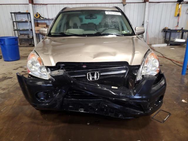 SHSRD788X6U416087 - 2006 HONDA CR-V EX 金色 照片 5