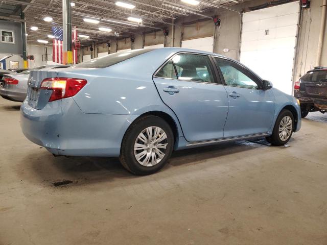 4T4BF1FKXDR293511 - 2013 TOYOTA CAMRY L BLUE photo 3
