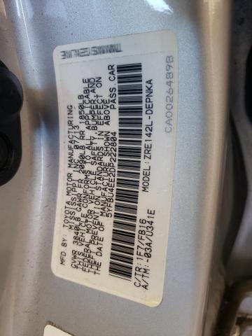 5YFBU4EE2DP222804 - 2013 TOYOTA COROLLA BASE Gümüş fotoğraf 13