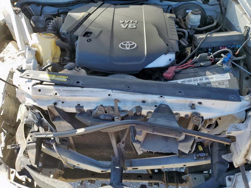 5TFLU4EN6EX090055 - 2014 TOYOTA TACOMA DOUBLE CAB WHITE photo 11