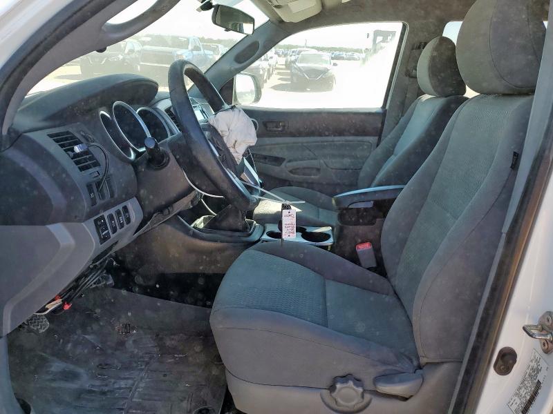 5TFLU4EN6EX090055 - 2014 TOYOTA TACOMA DOUBLE CAB WHITE photo 7