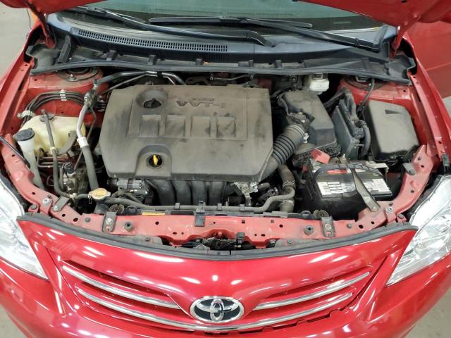 2T1BU4EE0DC980639 - 2013 TOYOTA COROLLA BASE წითელი ფოტო 11