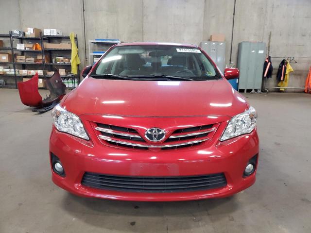 2T1BU4EE0DC980639 - 2013 TOYOTA COROLLA BASE წითელი ფოტო 5