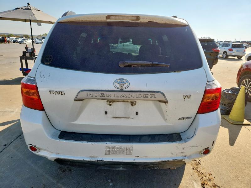JTEES41AX82066839 - 2008 TOYOTA HIGHLANDER WHITE photo 6