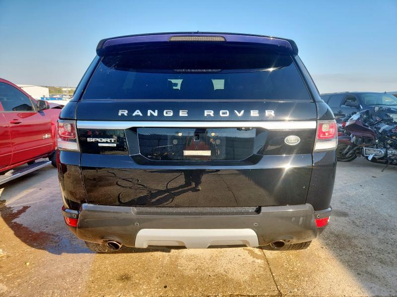 SALWR2FV1HA147652 - 2017 LAND ROVER RANGE ROVE HSE BLACK photo 6