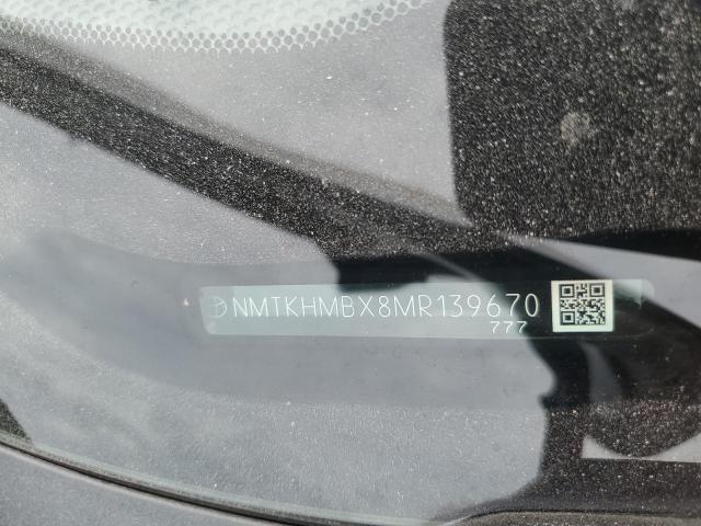 NMTKHMBX8MR139670 - 2021 TOYOTA C-HR XLE BLACK photo 13