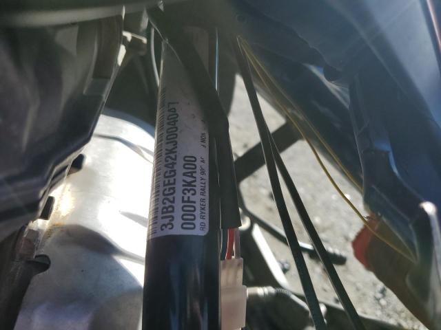 3JB2GEG42KJ004047 - 2019 CAN-AM RYKER RALLY EDITION BLACK photo 9