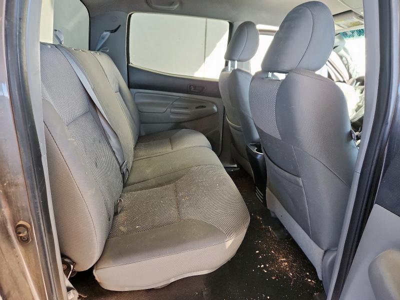 5TFLU4EN1EX096586 - 2014 TOYOTA TACOMA DOUBLE CAB GRAY photo 10