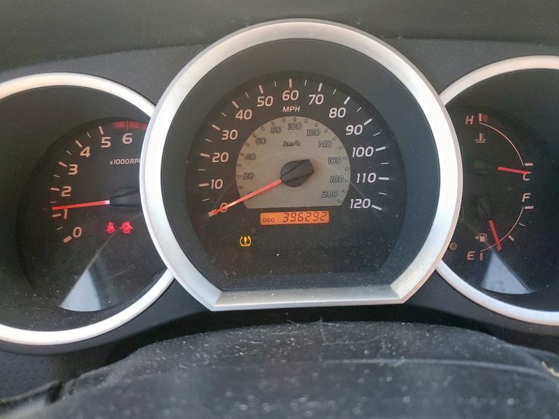 3TMJU62N06M023241 - 2006 TOYOTA TACOMA DOUBLE CAB PRERUNNER SILVER photo 9