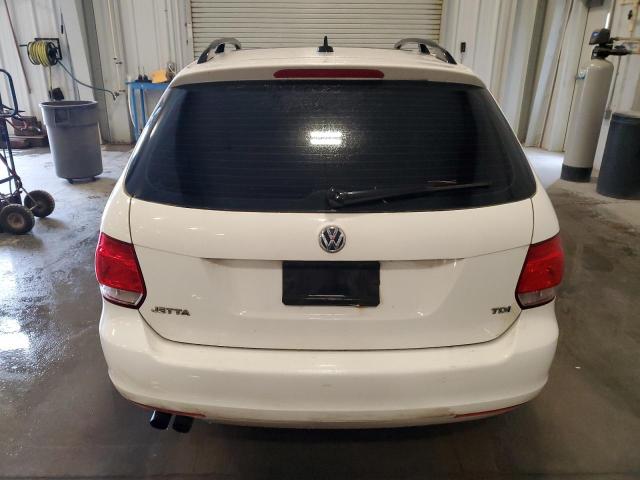 3VWPL7AJ5DM675770 - 2013 VOLKSWAGEN JETTA TDI WHITE photo 6