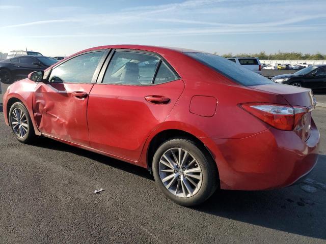 2T1BURHEXFC257893 - 2015 TOYOTA COROLLA L RED photo 2