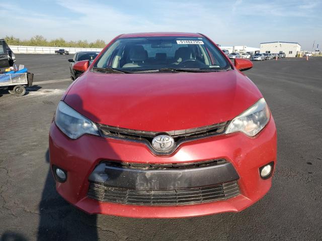 2T1BURHEXFC257893 - 2015 TOYOTA COROLLA L RED photo 5
