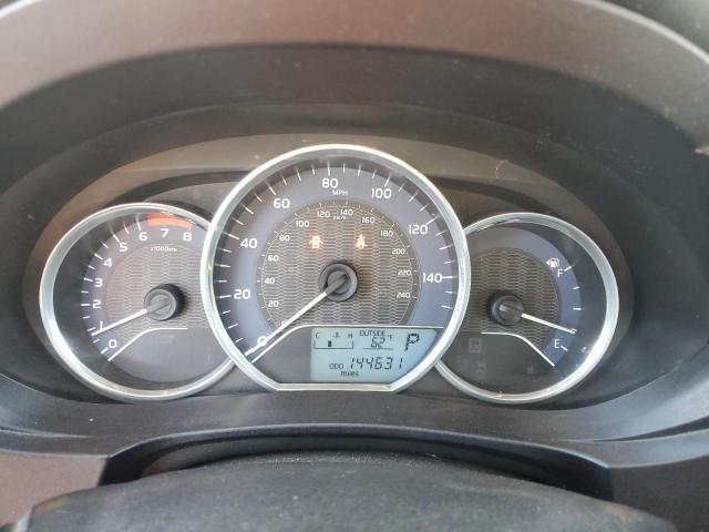 2T1BURHEXFC257893 - 2015 TOYOTA COROLLA L RED photo 9