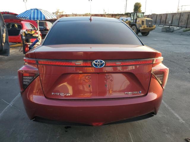 JTDBVRBD4KA006346 - 2019 TOYOTA MIRAI Бордовый фото 6