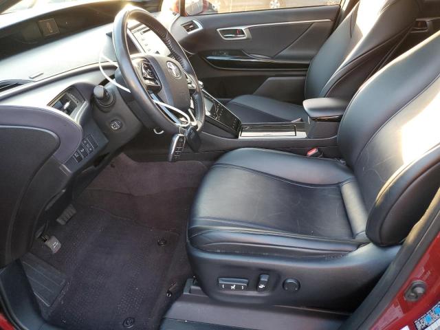 JTDBVRBD4KA006346 - 2019 TOYOTA MIRAI Бордовый фото 7