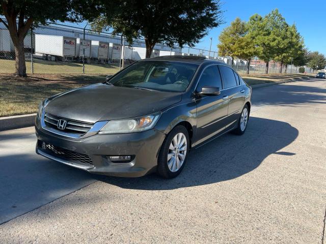 1HGCR2F84DA140582 - 2013 HONDA ACCORD EXL GREEN photo 2