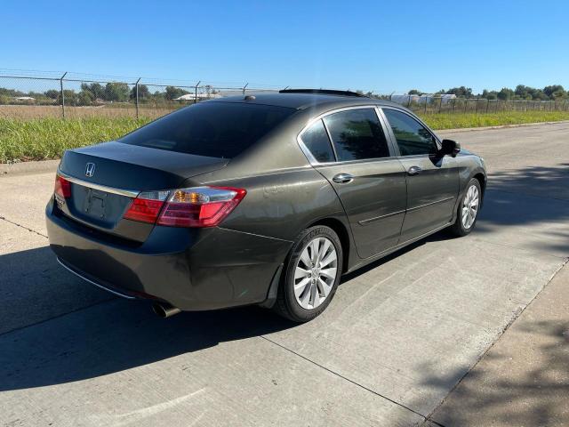 1HGCR2F84DA140582 - 2013 HONDA ACCORD EXL GREEN photo 4