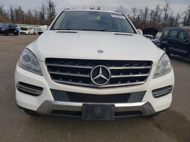 4JGDA5HB1FA502614 - 2015 MERCEDES-BENZ ML 350 4MATIC WHITE photo 5