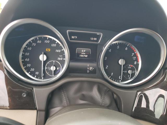 4JGDA5HB1FA502614 - 2015 MERCEDES-BENZ ML 350 4MATIC WHITE photo 9