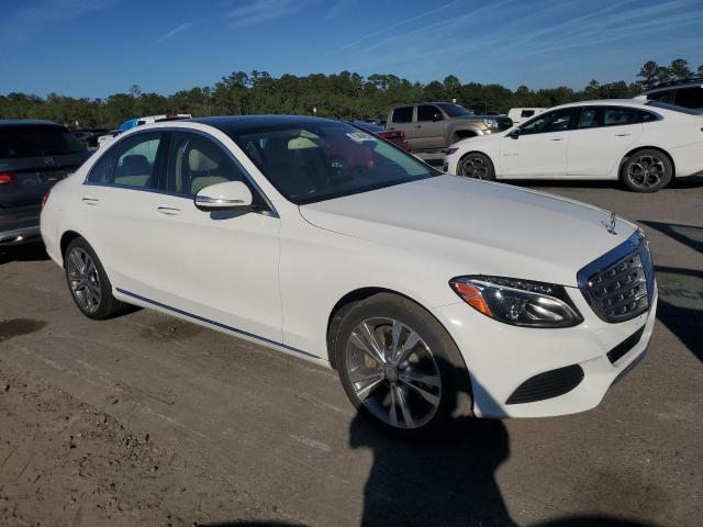 55SWF4KB9FU069003 - 2015 MERCEDES-BENZ C 300 4MATIC WHITE photo 4