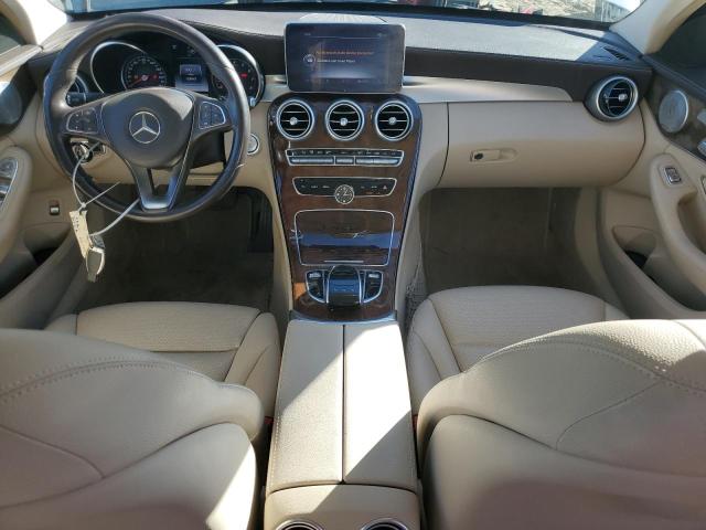 55SWF4KB9FU069003 - 2015 MERCEDES-BENZ C 300 4MATIC WHITE photo 8