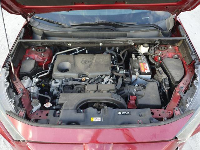2T3H1RFV4MW164280 - 2021 TOYOTA RAV4 LE 红色 照片 12