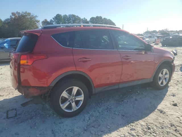 2T3WFREV5FW192196 - 2015 TOYOTA RAV4 XLE RED photo 3