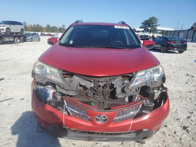 2T3WFREV5FW192196 - 2015 TOYOTA RAV4 XLE RED photo 5