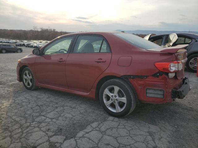 2T1BU4EEXBC604950 - 2011 TOYOTA COROLLA BASE RED photo 2