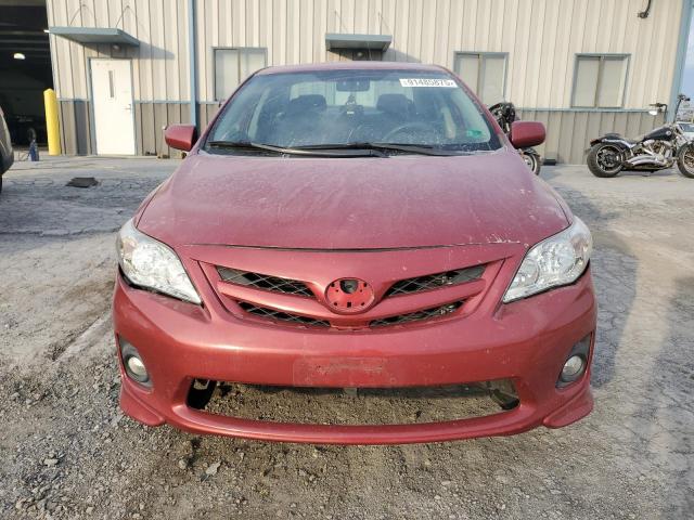 2T1BU4EEXBC604950 - 2011 TOYOTA COROLLA BASE RED photo 5