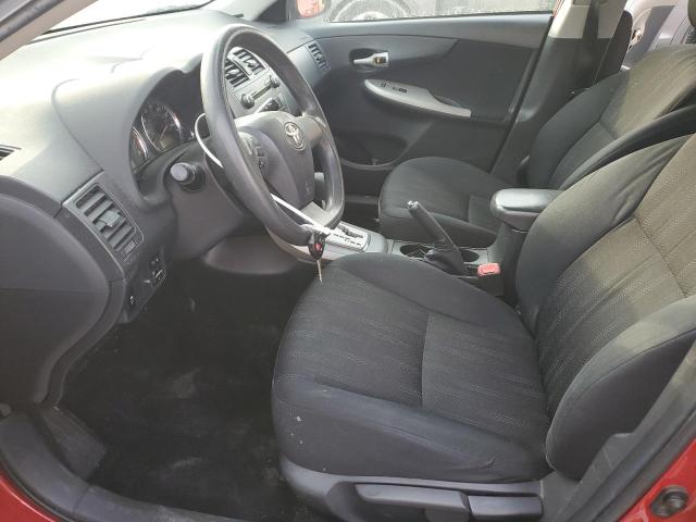 2T1BU4EEXBC604950 - 2011 TOYOTA COROLLA BASE RED photo 7